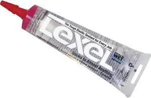 Sashco Lexel 5 Oz. Caulk Polymer Sealant, Clear 13013