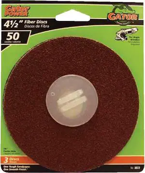 Ali Ind. 3072 Abrasive Fiber Disc-4-1/2" 50G ABRASIVE DISC