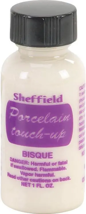 Sheffield, 1440, 1 OZ Bottle, Bisque, Porcelain Touch-Up Paint, For Porcelain Surfaces