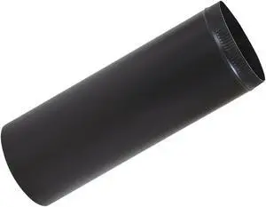 Imperial Snaplock 3 In. x 24 In. 1200 F Black Stove Pipe BM0343