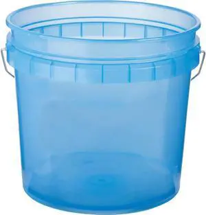 Leaktite 3.5 Gal. Blue Translucent Pail 003G1TBL010