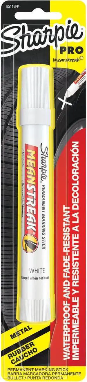 Sharpie Mean Streak White Bullet Tip Permanent Marker 85118-SH