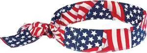 Ergodyne Chill-Its Headband Stars & Stripes Cooling Bandana 12303