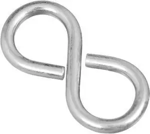 National 1-5/8 In. Zinc Light Closed S Hook (4 Ct.) N121319
