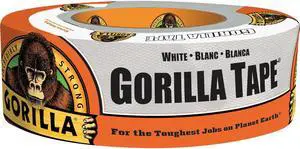 GORILLA GLUE 6025001 Duct Tape,Round,White,5-3/4 in. dia.