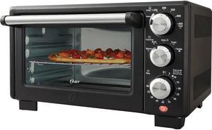 Oster 4-Slice Matte Black Compact Toaster Oven 2132650