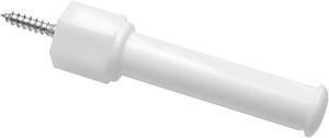 National 3-1/4 In. White Soft Jamb Door Stop (2-Pack) N191510
