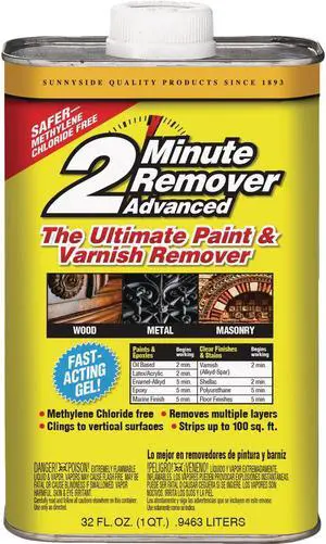 SUNNYSIDE 63432 Paint Remover,1/4 gal.,Solvent Base