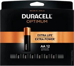 Duracell Optimum AA Batteries, Pack of 12