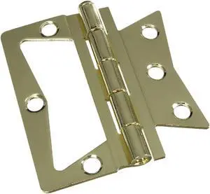 National 3-1/2 In. x 3-1/2 In. Non-Mortise Hinge (2 Count) N244806