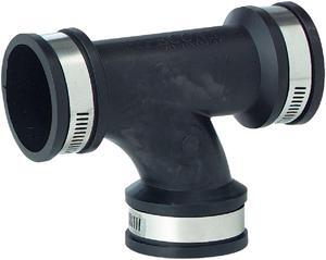 Fernco 1-1/2 In. Flexible Repair PVC Tee PQT-150
