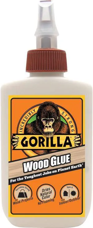Gorilla Glue 6202003 Wood Glue, 4 Oz