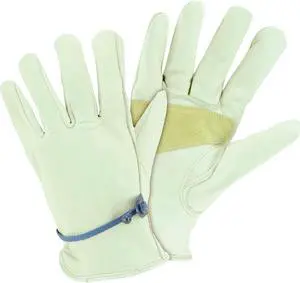 Large Heavy Duty Grain Cowhide Full Leather Work Glove Wells Lamont Gloves 1132L