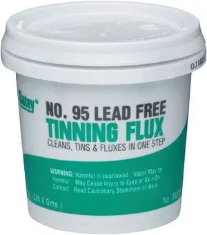 OATEY 30372 Lead Free Flux,Paste,Lead Free,8 oz.