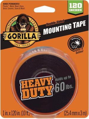Gorilla 60lb Blk Mounting Tape 102441