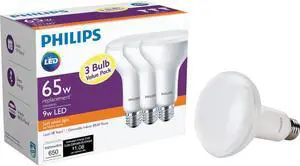 Philips 3pk 65w Br30 Sw Led Bulb 474197