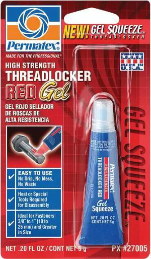 ITW Global Brands Gel Red Hi Threadlocker 27005