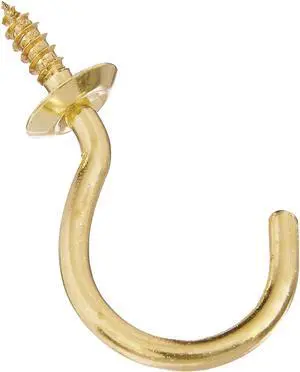 National V2021 1-1/2 In. Solid Brass Series Cup Hook (2 Count) N119727