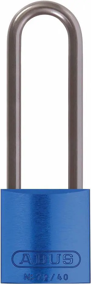 Abus Lockout Padlock,KD,MK,Blue,1-1/2"H  72 HB/40-75 KD Blue
