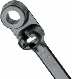 PANDUIT BC4S-S10-C0 Cable Tie, 16 in L, 4 in Max Bundle Dia., Black, Nylon 6/6,