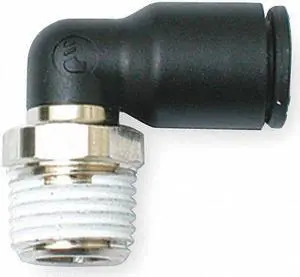 LEGRIS 3109 12 22 Push-Fit Elbow Fitting, 12mm Tube Size, Fiberglass-Reinforced