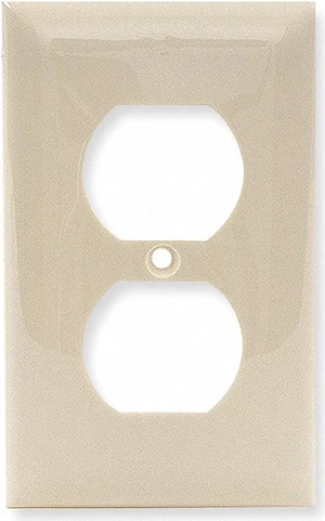 HUBBELL WIRING DEVICE-KELLEMS NP8I Wallplate, 1-Gang, for 15 Amp 2 and 3 Wire HUBBELL WIRING DEVICE-KELLEMS NP8I Wallplate, 1-Gang, for 15 Amp 2 and 3 Wire