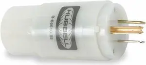 HUBBELL WIRING DEVICE-KELLEMS HBL2271 Power Strip, Surge, L5-15R, 5-15P, White