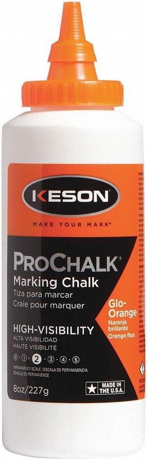 KESON 8GO Marking Chalk Refill,Orange,8 Oz