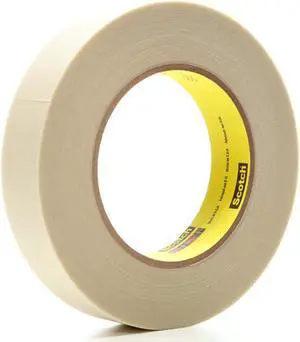 3M Glass Cloth Tape 361 White, 1 in x 60 yd 7.5 mil, 36 per case Bulk