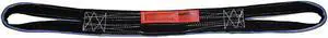 LIFT-ALL RE2802TX4 Web Sling, Type 6, 4 ft L, 2 in W, Polyester, Black