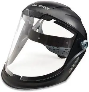 MAXVIEW FACESHIELD, CLEAR PC, 370 HDGR