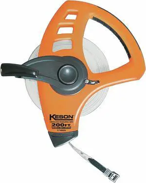 Keson Long Tape Measure,1/2 In x 200 ft/60m  FLT18M200