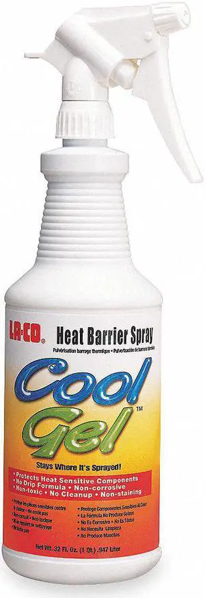 JB INDUSTRIES 11509 Heat Barrier Spray,Gel,1 qt.