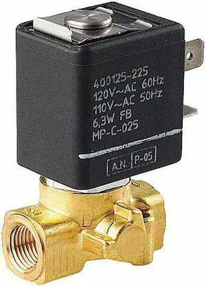 RedHat 1/8" NPT 2-Way Solenoid Valve 120VAC 7/64" Orifice ASCO U8256A104E