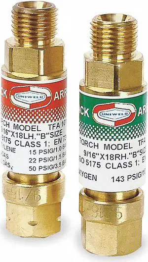 UNIWELD RFAA Flashback Arrestor, Regulator, Oxy/Fuel