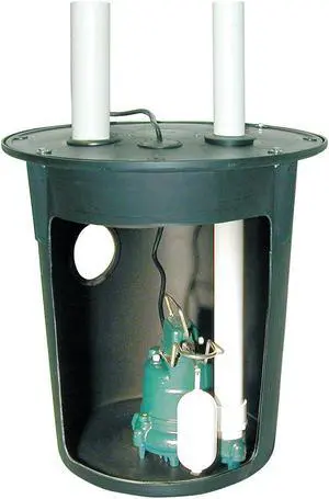 ZOELLER 900-0002 Sump Pump System, 3/10HP, Vertical Switch