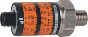 IFM PK6220 Pressure Switch, (2) SPST, 0 to 5800 psi