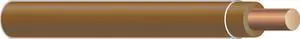 Building Wire, THHN, 10 AWG, Brown, 500ft