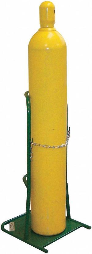 SAFTCART 260-1 Single Cylinder Stand,36 In. H,Steel