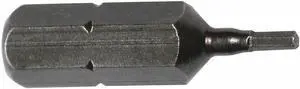 APEX TOOL GROUP 185-4MM-5PK Torsion Bit, Metric, 1/4", Hex, 4mm, PK5