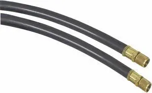 JB INDUSTRIES CLB-72 Charging/Vacuum Hose,72 In,Black