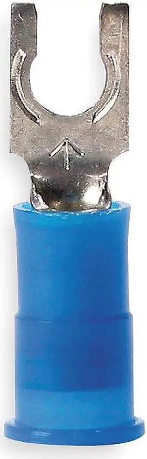3M MNG14-6FLX Fork Terminal, #6 Stud Size, 14 AWG, 600 V, Nylon Insulated,