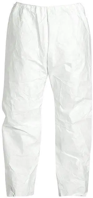 Dupont Disposable Pants, XL, White, Tyvek® 400 Material, PK 50 TY350SWHXL0050VP