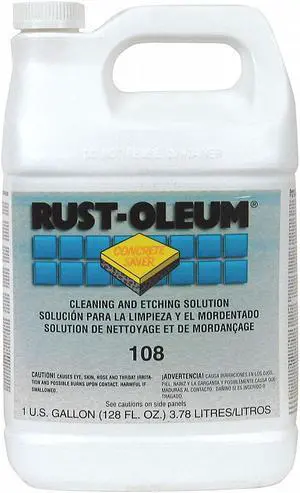 RUST-OLEUM 108402 Concrete Saver 1 gal. Pink Cleaning and Etching Solution