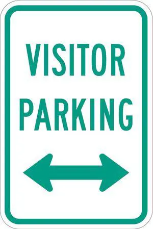 Lyle Parking Sign, No Header, Recycled Aluminum, 18" Height, 12" Width
