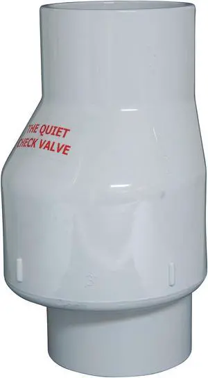 ZOELLER 30-0044 Silent PVC Full Flow Check Valve 3"