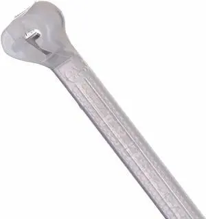 TY-RAP TY524M Cable Tie, 5-1/2 in L, 1-1/4 in Max Bundle Dia., Natural, Nylon
