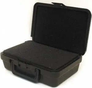 PLATT 205 Black Protective Case, 9-1/2"L x 6-1/2"W x 3-1/2"D