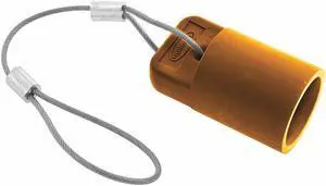HUBBELL WIRING DEVICE-KELLEMS HBLFCAPO Single Pole Connector Cover,Female,Org