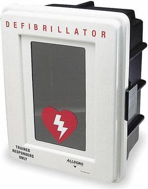 ALLEGRO 4400-D Defibrillator Storage Cabinet,Wall Mount
